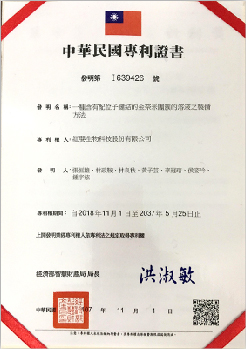 Republic of China(Taiwan)Patent I639426